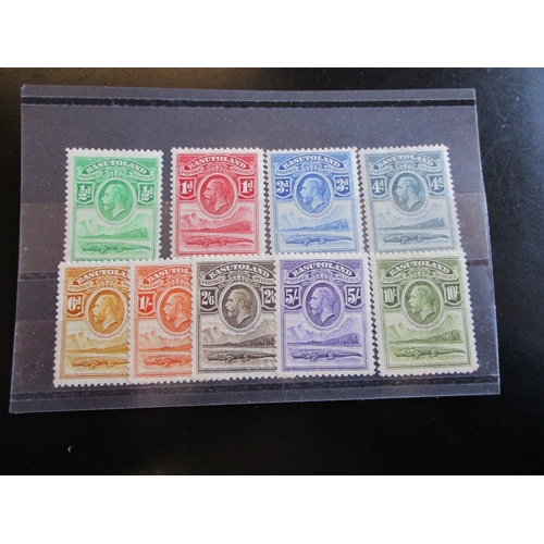 121 - BC QV-KGV range items and sets on stockcards, incl Basutoland 1933 set (less 2d), large part o.g. wi... 