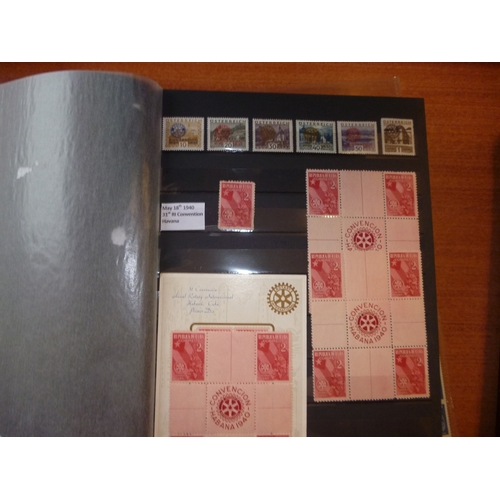 133 - Rotary International. M/U coln in 4 stockbooks, with much of interest incl Austria 1931 set M, Belgi... 