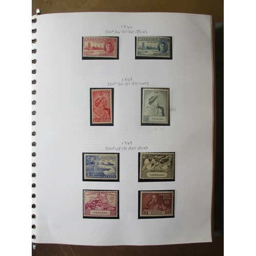 164 - Grenada. KGV-QEII UM coln in 2 albums, incl 1934-36 set UM, 1946 Victory set UM, 1948 RSW set UM, 19... 