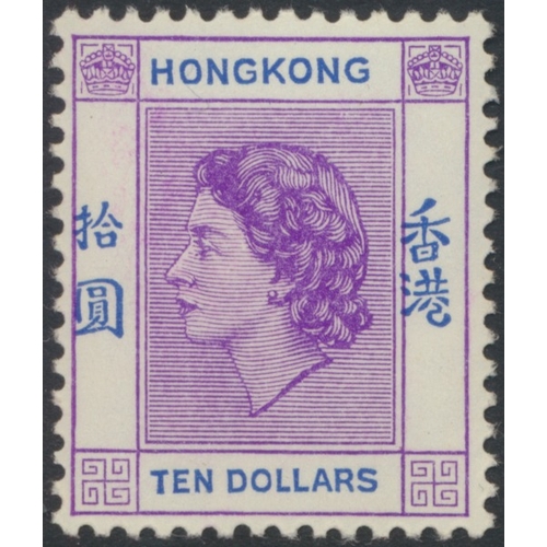 165 - Hong Kong. QV to QEII largely mint coln in 2 Lighthouse albums and a stockbook, with 1863-80 vals to... 