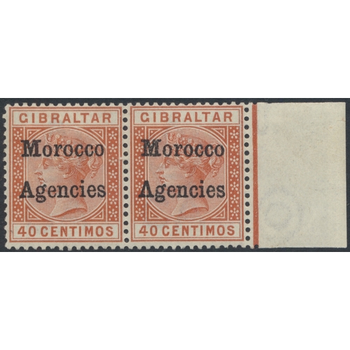 180 - Morocco Agencies. QV-KGVI M/UM coln in album and on stockcards, incl 1898 set M with 20c M showing v... 