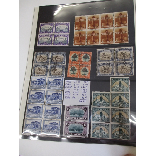 191 - South Africa. Miscellaneous M/U accumulation in single vol, incl States with Natal range used Chalon... 