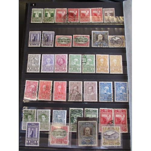 194 - Austria. Early to modern M/U coln in two large stockbooks, early ranges incl 1854 1k yellow used on ... 