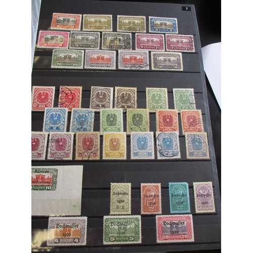 194 - Austria. Early to modern M/U coln in two large stockbooks, early ranges incl 1854 1k yellow used on ... 