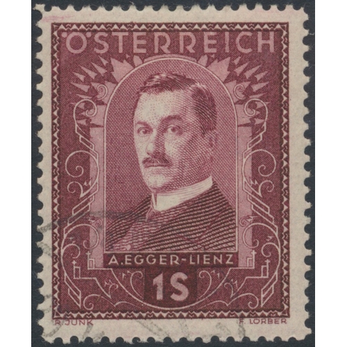 195 - Austria. M/U coln from 1850 to 1978 in 2 SG Davo albums, incl 1850 vals to 9k U, 1863 vals to 15k U,... 