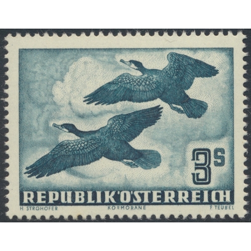 195 - Austria. M/U coln from 1850 to 1978 in 2 SG Davo albums, incl 1850 vals to 9k U, 1863 vals to 15k U,... 