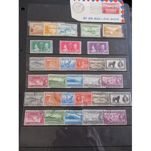 20 - BC, QV-KGVI  mainly U coln in 1 stockbook. With ranges incl Newfoundland, Natal, Rhodesia, Zanzibar,... 