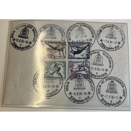 204 - Germany. Middle to modern used coln in 7 Lighthouse albums and loose, incl 1933 Hindenburg set, 1933... 