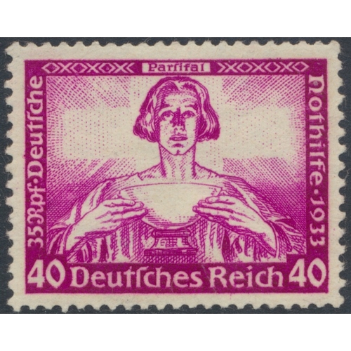 209 - Germany. Third Reich mint coln in 2 Scott albums, incl 1923 1md on 100m surch, 1930 imperf essay on ... 