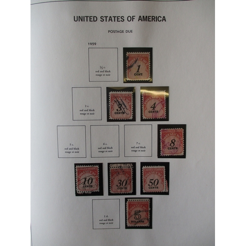 228 - United States of America. Early to modern used coln in 3 SG Davo albums and 10+ stockbooks, with dup... 