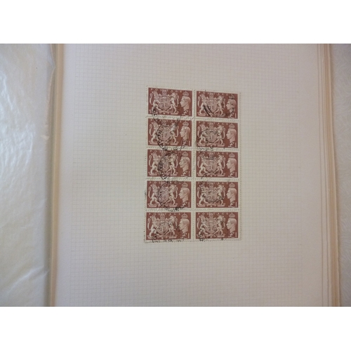 244 - QV-QEII M/U coln in 1 SG Philatelic album, incl 1854 1d reds plates 72 to 215 U, 1902-10 vals to 5/-... 