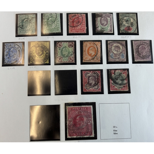 249 - QV-QEII mostly used coln in 3 albums, incl 1867-80 1/- green with toning and off-centre, 1883-84 2/6... 