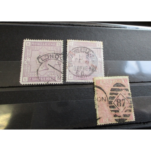 265 - QV used, mostly surface-printed, range on approx. 40 stockcards. LE selns incl approx. 12 1841 1d re... 