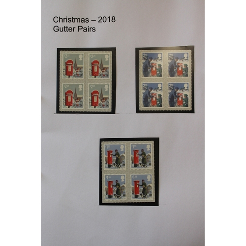 296 - 2017-2019 UM coln in 2 folders and an envelope, incl Royal Mail Yearpack 2019. Valid face value £191... 