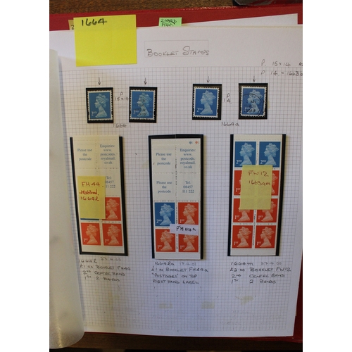 314 - M/UM coln of 1st and 2nd class Machin bklts and bklt panes. Face value £928. (V)