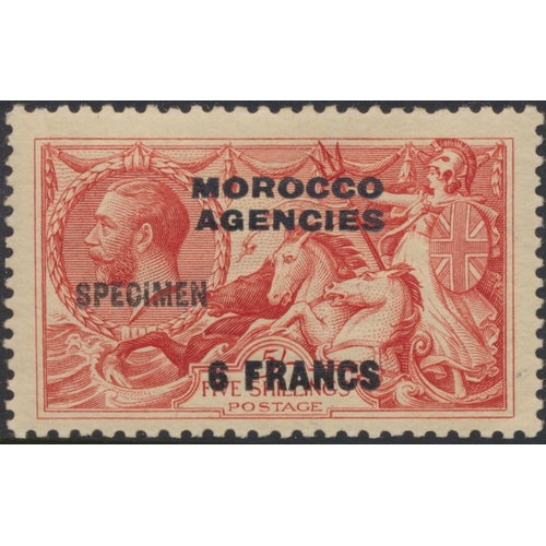 31A - GB and Morocco Agencies QV-QEII M/U coln in 3 albums, incl GB 1840 1d black (x2) 4 and 3 margin exam... 