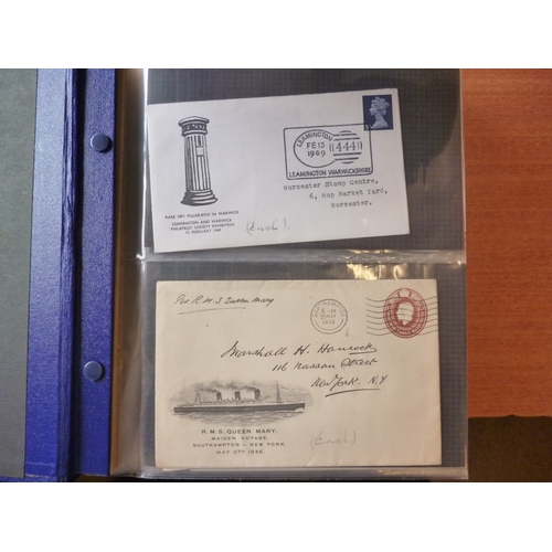 382 - FDCs and covers coln in 14 Rodney albums from 1948 to 1970s, incl some early issues with 1840 1d Mul... 