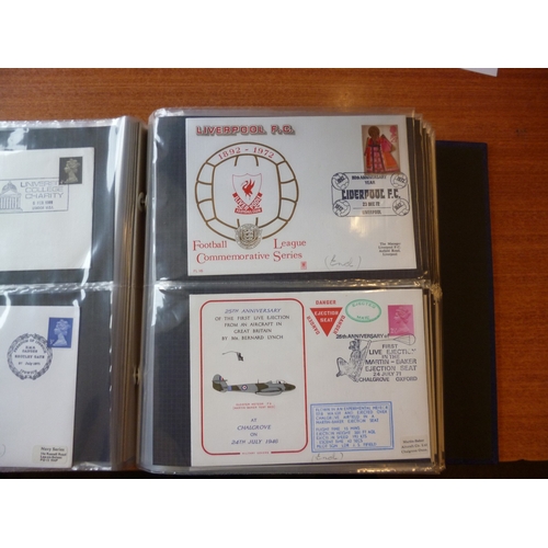 382 - FDCs and covers coln in 14 Rodney albums from 1948 to 1970s, incl some early issues with 1840 1d Mul... 