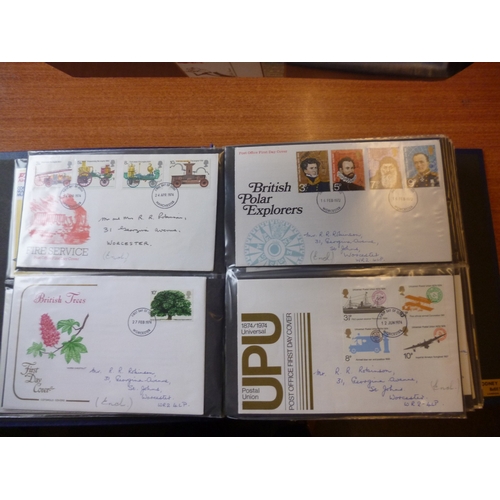 382 - FDCs and covers coln in 14 Rodney albums from 1948 to 1970s, incl some early issues with 1840 1d Mul... 