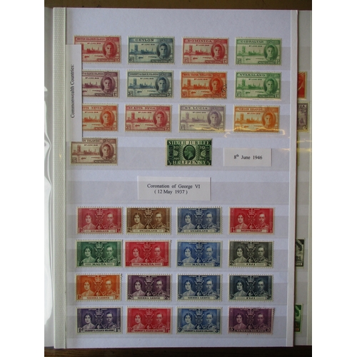 46 - QV-QEII BC M/UM coln in stockbooks and loose, predominantly short sets, but also noting 1934-51 Brit... 