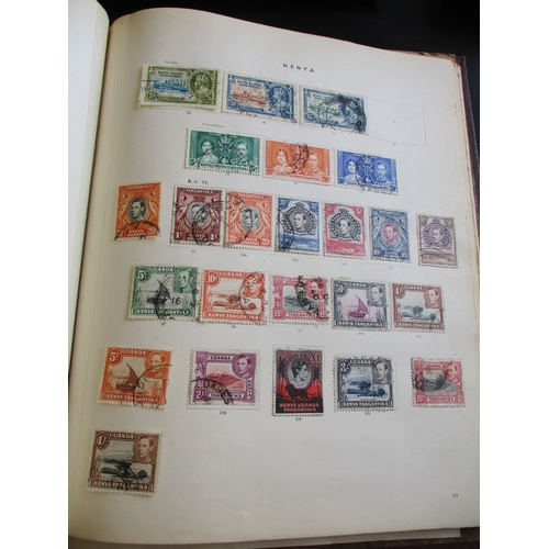 59 - BC, QV-KGVI M/U old-time coln in 5 old Reliant stamp albums, with ranges incl Gold Coast, KUT, Mauri... 