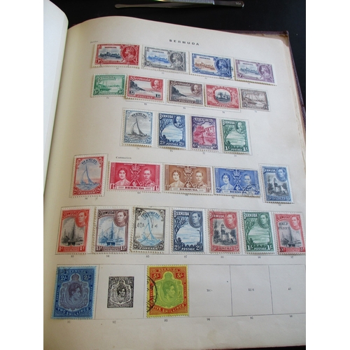 59 - BC, QV-KGVI M/U old-time coln in 5 old Reliant stamp albums, with ranges incl Gold Coast, KUT, Mauri... 