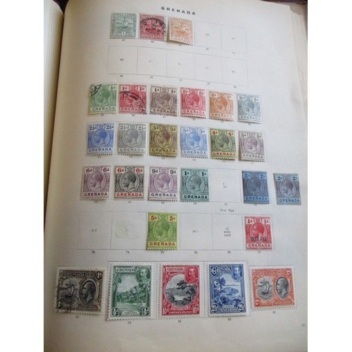 59 - BC, QV-KGVI M/U old-time coln in 5 old Reliant stamp albums, with ranges incl Gold Coast, KUT, Mauri... 