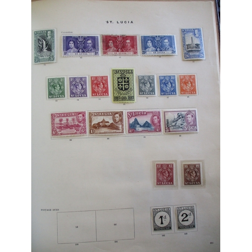 59 - BC, QV-KGVI M/U old-time coln in 5 old Reliant stamp albums, with ranges incl Gold Coast, KUT, Mauri... 