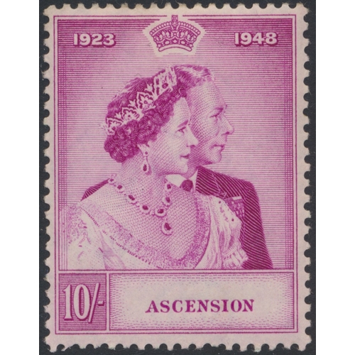 6 - BC, QV-QEII M/U coln in 2 SG Devon albums. Incl Aden 1939-48 set M, Antigua 1938 set M, Ascension 19... 