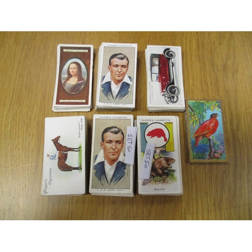 16 - Loose collection including part sets from Cavanders Foreign Birds, L&B Motor Cars, Players Boy Scout... 