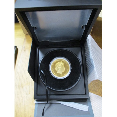 822 - Investment Gold Lot - documents required. Guernsey. 2022 Platinum Jubilee £10 22ct gold 5oz boxed pr... 