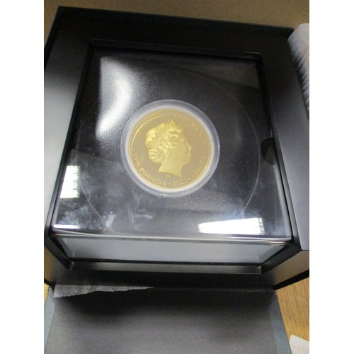 822 - Investment Gold Lot - documents required. Guernsey. 2022 Platinum Jubilee £10 22ct gold 5oz boxed pr... 