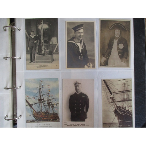 100 - Shipping. Coln. of naval shipping incl. on board views and views from ships. RP and ptd. incl. HMS E... 