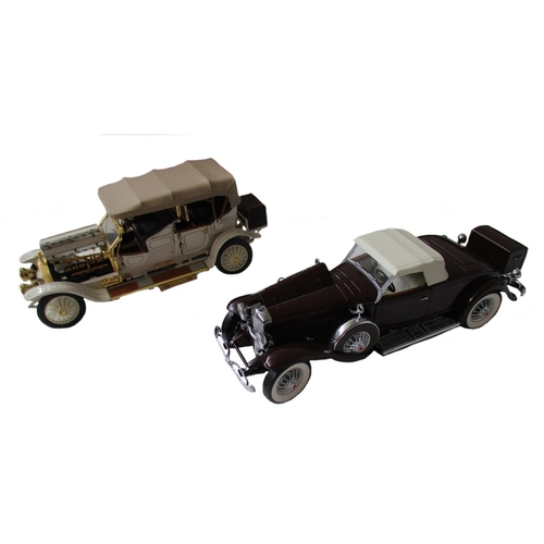 152 - Collection of 1/24 scale including CMC Audi 920, Franklin Mint 1911 Rolls Royce, 1930, 1935 and 1940... 