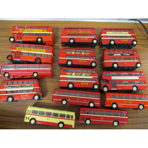 156 - Collection of England buses with Corgi and EFE generally excellent. Qty 260 approx (5B)