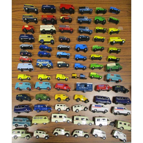 161 - Collection of unboxed vans including Public Services and Post Office vehicles including ranges from ... 