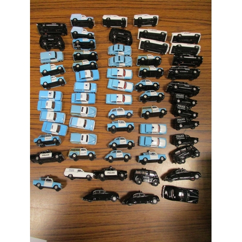 173 - Collection of Police and Fire Service vehicles including ranges from Base Toys, Classix, Cararama, O... 