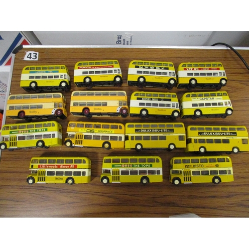 185 - Collection of Alexander Midland buses including Corgi, EFE, Oxford, generally excellent. Qty 86 (2B)