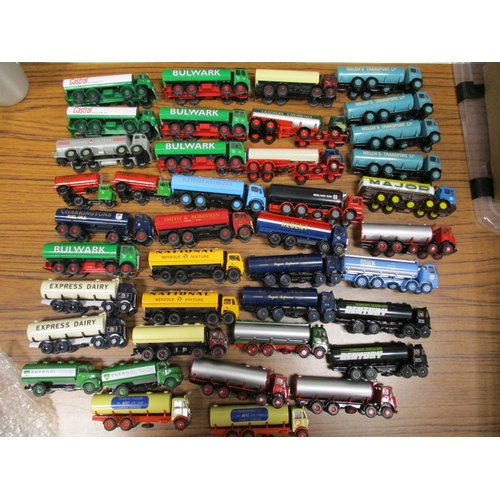 192 - Collection of fuel tankers with ranges from Base Toys, EFE and Lledo Days Gone generally excellent. ... 