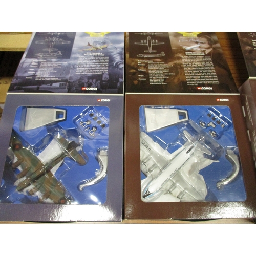 200 - Corgi AA. Collection of 1/44 scale including B-17 Fortress No AA31101, Boeing Boac No AA32905, Brist... 