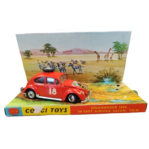 208 - Corgi. Range generally very good in good/good plus boxes with No.256 Volkswagen 1200 in East African... 