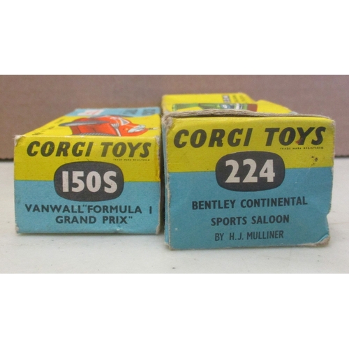 211 - Corgi. Range of vehicles, generally excellent in very good to near excellent boxes, with 136, 138, 1... 