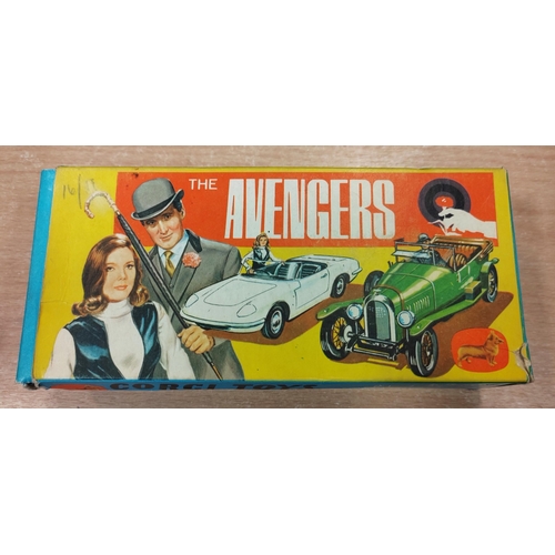 222 - Corgi. The Avengers giftset No.GS40 contains John Steed's Vintage Bentley with red body, brown inter... 