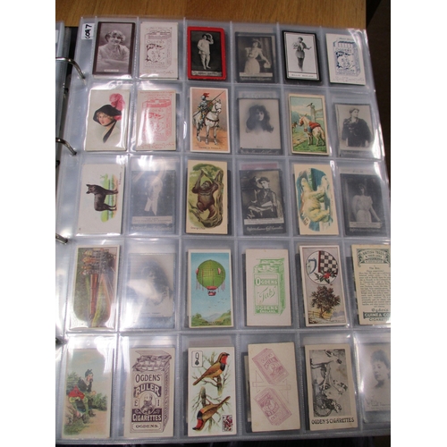 2A - Collection in album of useful odds including Lea Miniatures, Old Pottery and Porcelain, Morris Golf ... 