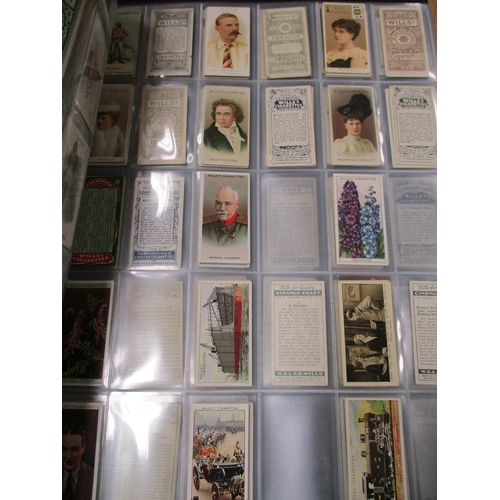 2A - Collection in album of useful odds including Lea Miniatures, Old Pottery and Porcelain, Morris Golf ... 