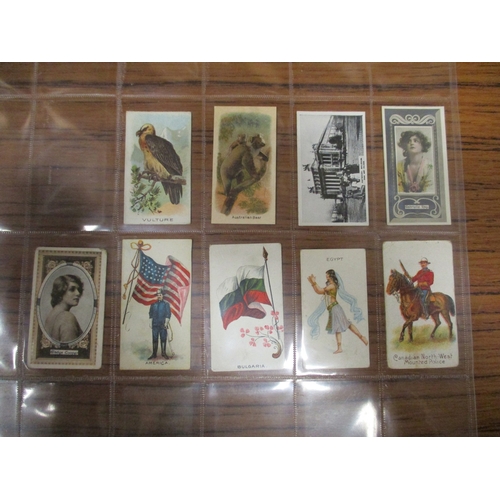 34 - Collection of odds in plastic sleeves including ranges from Allen & Ginter Celebrated American India... 