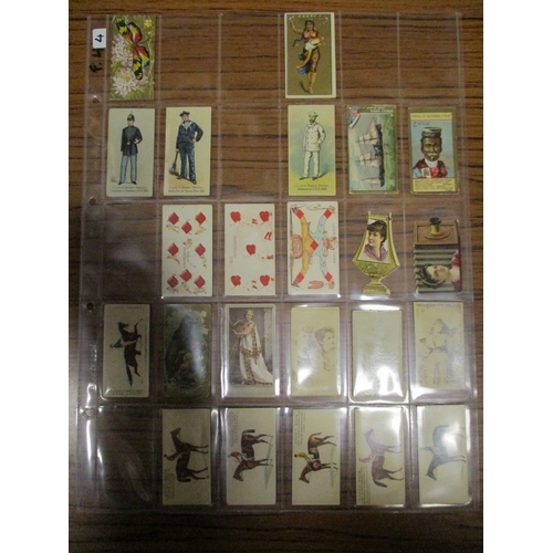 34 - Collection of odds in plastic sleeves including ranges from Allen & Ginter Celebrated American India... 