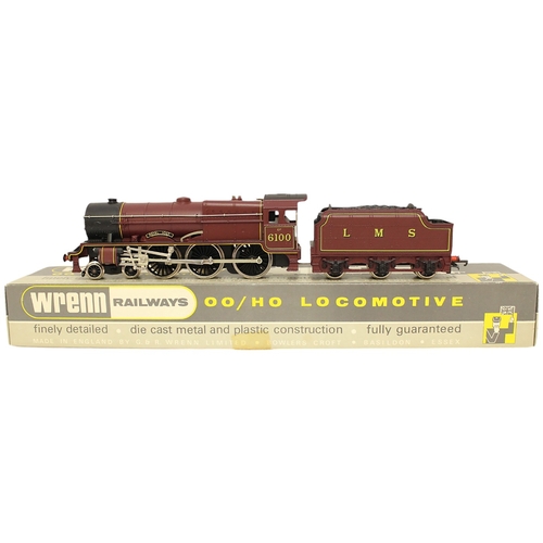 383 - Wrenn. OO gauge Royal Scot Class 4-6-0 LMS 6100 'Royal Scot' maroon locomotive with tender W2260, ne... 