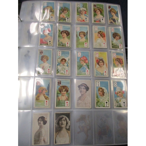 4 - Collection in 6 albums plus loose including ranges from Imperial Tobacco Co Nautch Girls (Railway (8... 