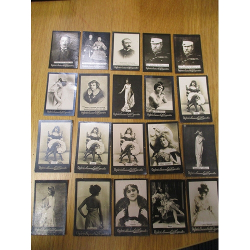 5 - Collection including loose Ogdens Guinea Golds with Actresses and General Interest and Brooke Bond, ... 